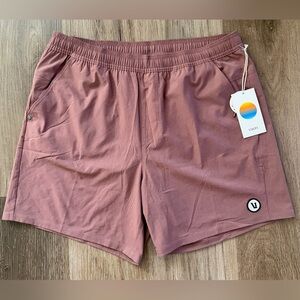 Vuori Men's Maverick Volley Shorts Lined Adobe Size Large V3087 Athletic NWT